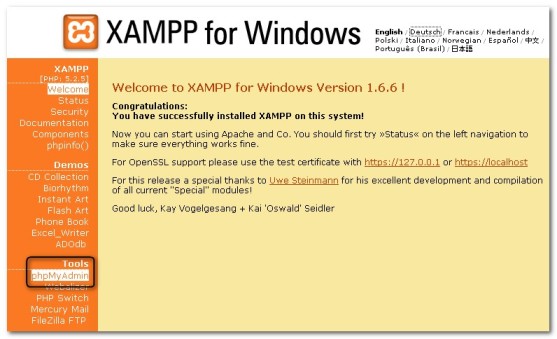 Install WordPress Offline