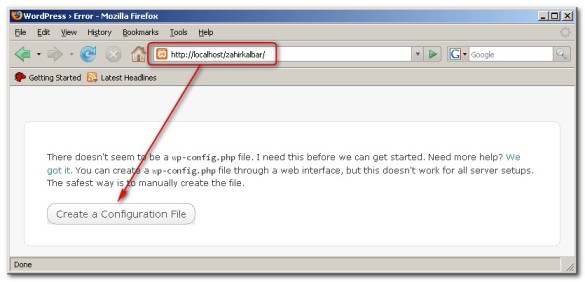 Install WordPress Offline
