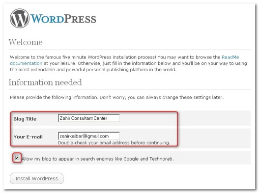 Install WordPress Offline