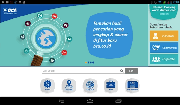 Tampilan Baru Website BCA