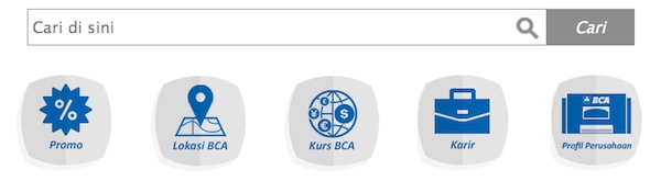 Tampilan Baru Website BCA
