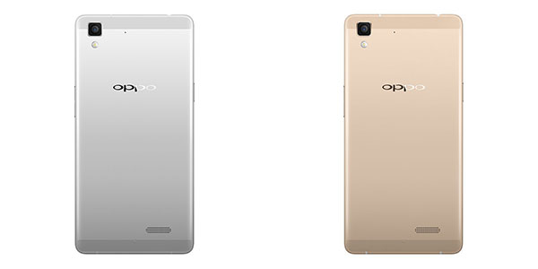 OPPO R7 Gold dan Silver