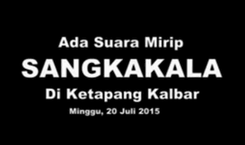 Suara Aneh Muncul di Langit Ketapang Kalimantan Barat