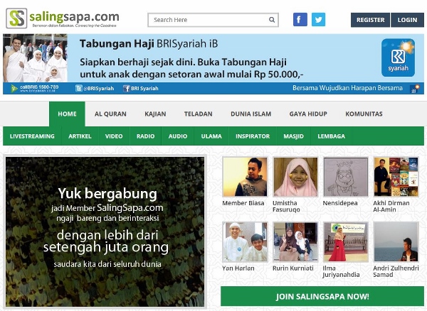 SalingSapa.Com - Halaman Depan