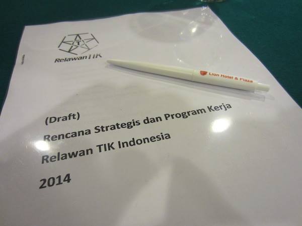 Draft Rencana Strategis dan Program Kerja Relawan TIK Indonesia