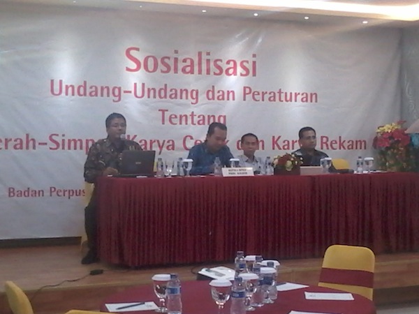 Sosialisasi UU dan Peraturan Tentang Serah Simpan Karya Cetak dan Karya Rekam 2014