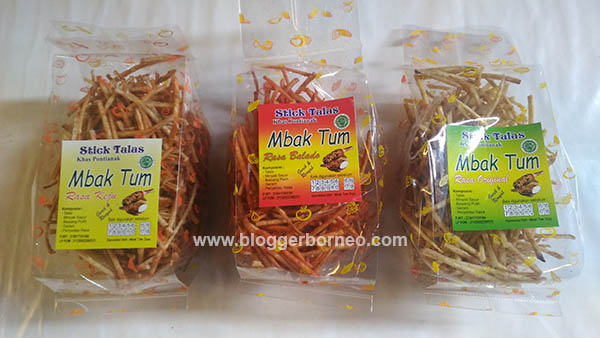 Stick Talas Khas Pontianak Potongan Tipis