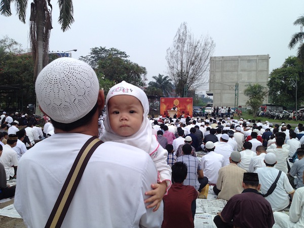 Peserta Tabligh Akbar Mari Bertaubat Pontianak dari Segala Kalangan Usia