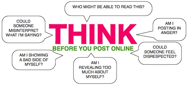Think Before You Post Online