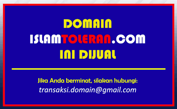 Domain Islam Toleran Dijual