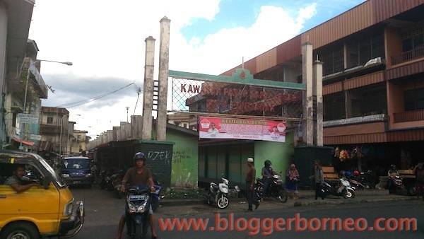 Kawasan Pasar Parit Besar Pontianak