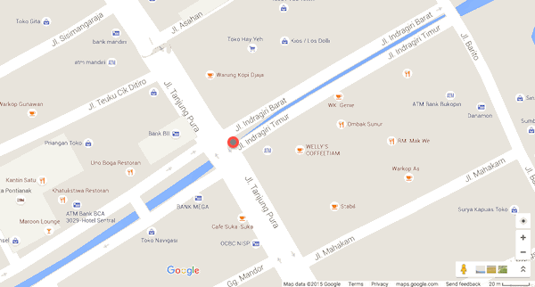 Lokasi Pasar Parit Besar Pontianak