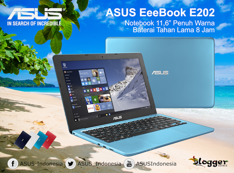 ASUS E202, Daya Tahan Baterai 8 Jam Membuatmu Bisa Berkreasi Lebih ... ASUS E202, Daya Tahan Baterai 8 Jam Membuatmu Bisa Berkreasi Lebih ...