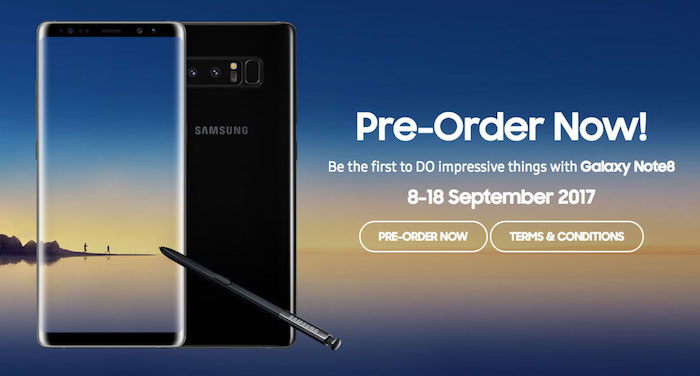 Samsung Galaxy Note 8 Pre Order Indonesia